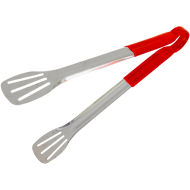 Cleste gratar inox maner silicon 24cm rosu prindere sigura Adison